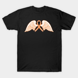 Orange Awareness Ribbon with Angel Wings 2 T-Shirt